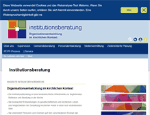 Tablet Screenshot of institutionsberatung.de